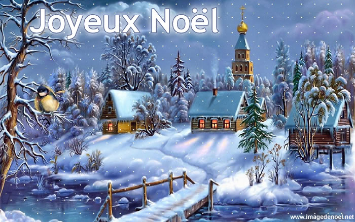 Image de Noël: Paysage de Noël