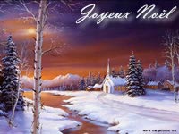 Image de Noël: Paysage