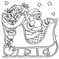 Coloriage Père Noël